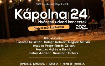 Nyáresti udvari koncertek – Július